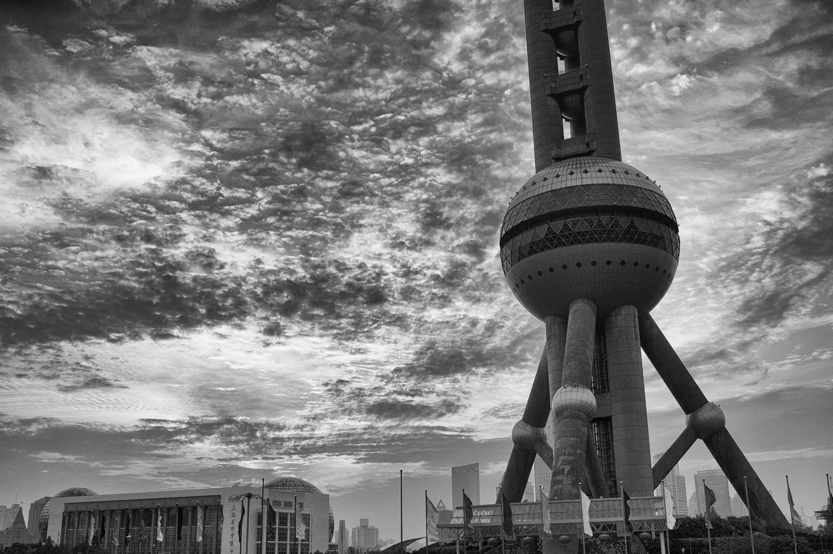 Pearl Tower and Clouds