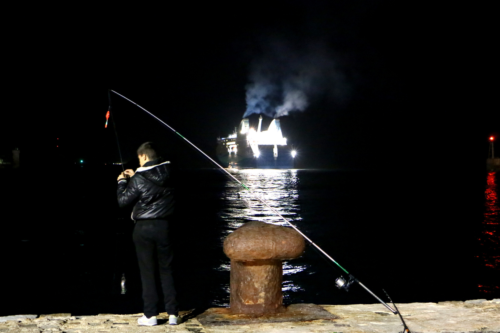 Pèche de nuit...