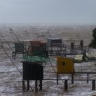 Pécheries dans la tempête.