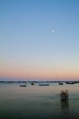 Pecheur au clair de lune