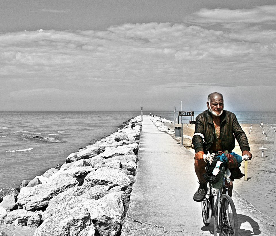 Pedalando in bicicletta