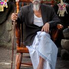 Pedanda priest at Beji Griya temple