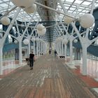 pedestrian bridge across the Moscow River