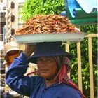 Pedlar woman in Cambodia