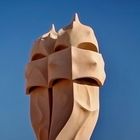 Pedrera House Chimnees by Antoni Gaudi