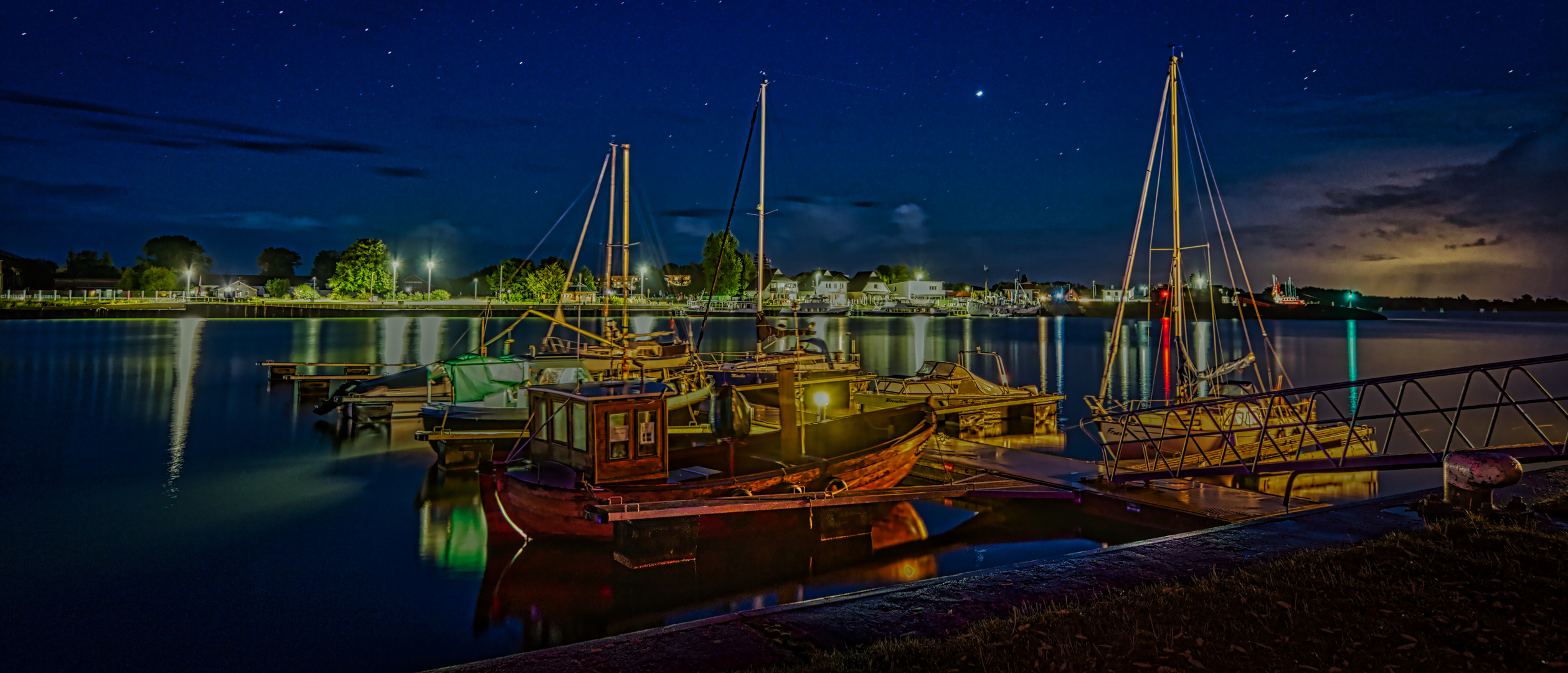 Peenemünde bei Nacht