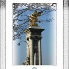 Pegasos Skulptur an der Pont Alexandre III / Paris