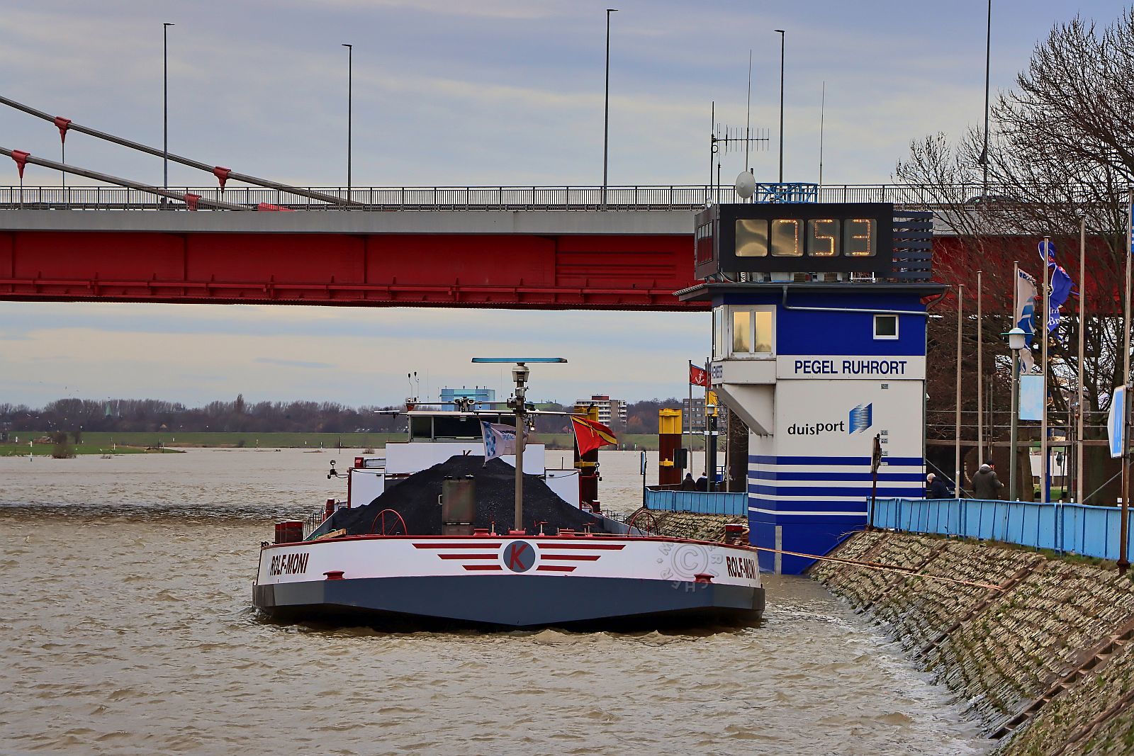 Pegel Duisburg Ruhrort