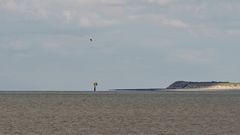 Pegel- und Forschungsstation der Uni Oldenburg vor dem Westende von Spiekeroog