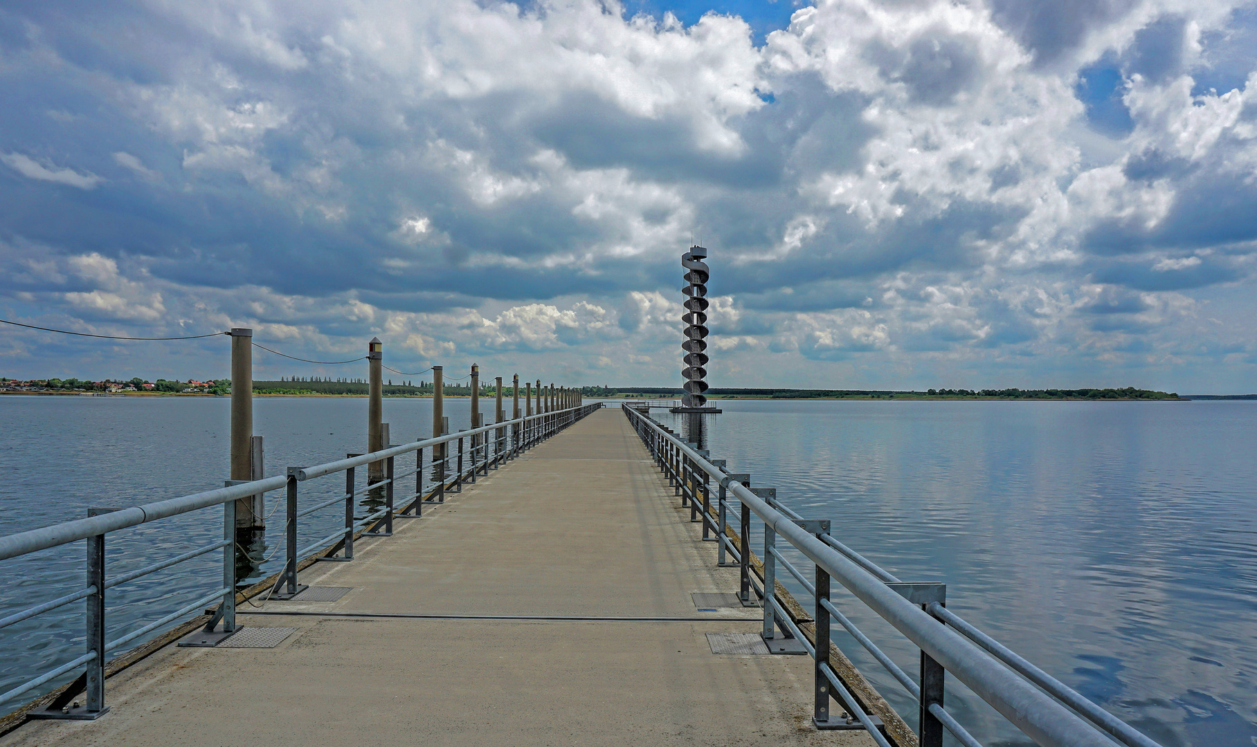 Pegelturm am Goitschesee