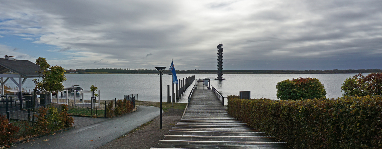 Pegelturm am Goitzschesee