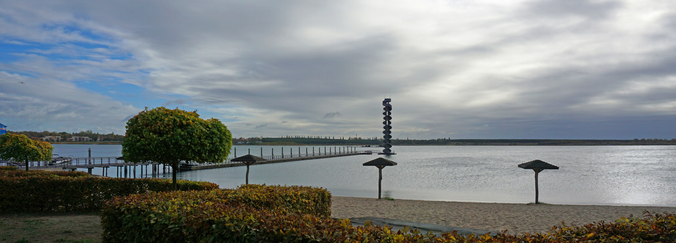 Pegelturm am Goitzschesee