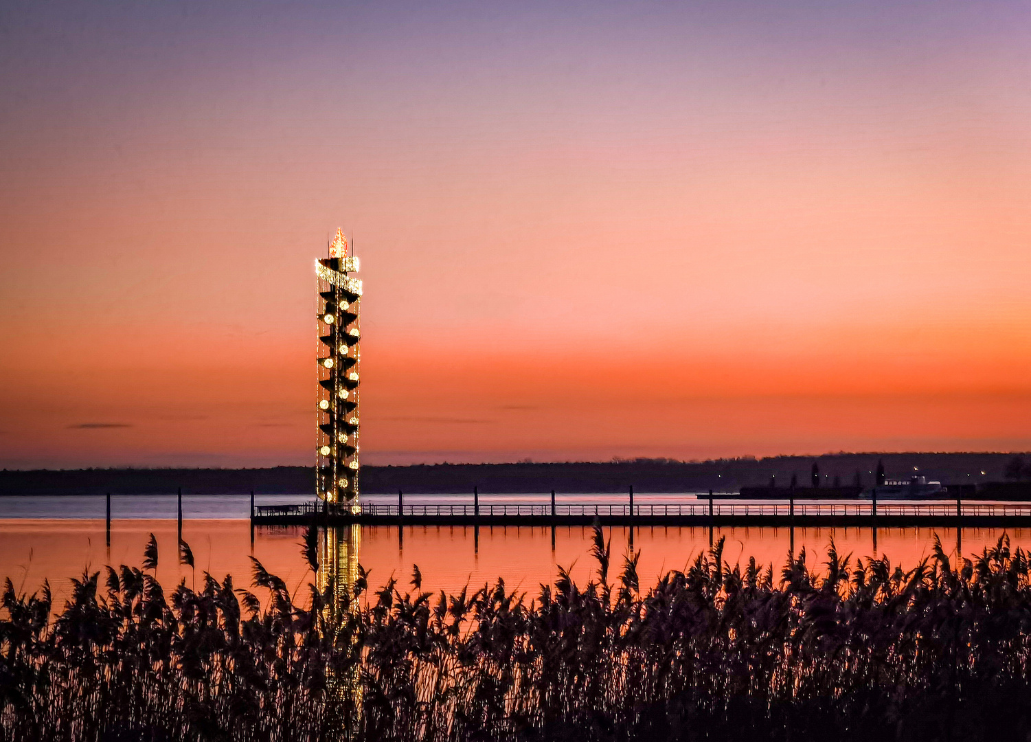 Pegelturm an der Goitzsche