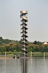 Pegelturm Großer Goitzschesee Bitterfeld