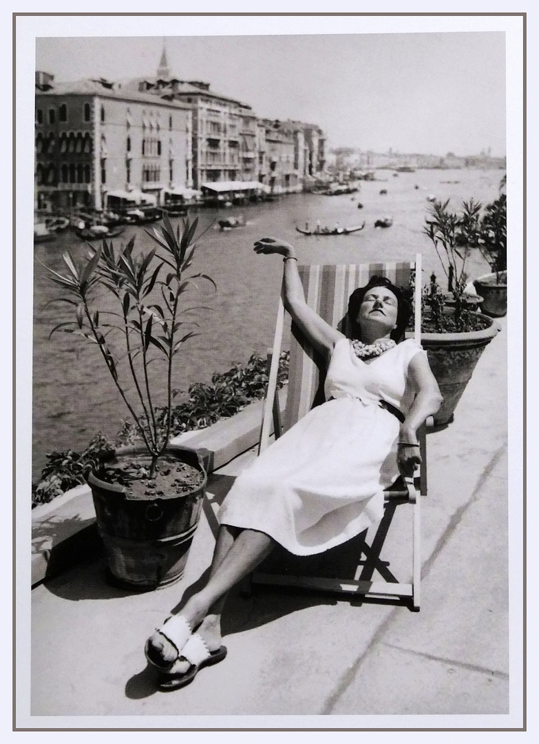 Peggy in Venice