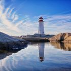 Peggys Cove gespiegelt