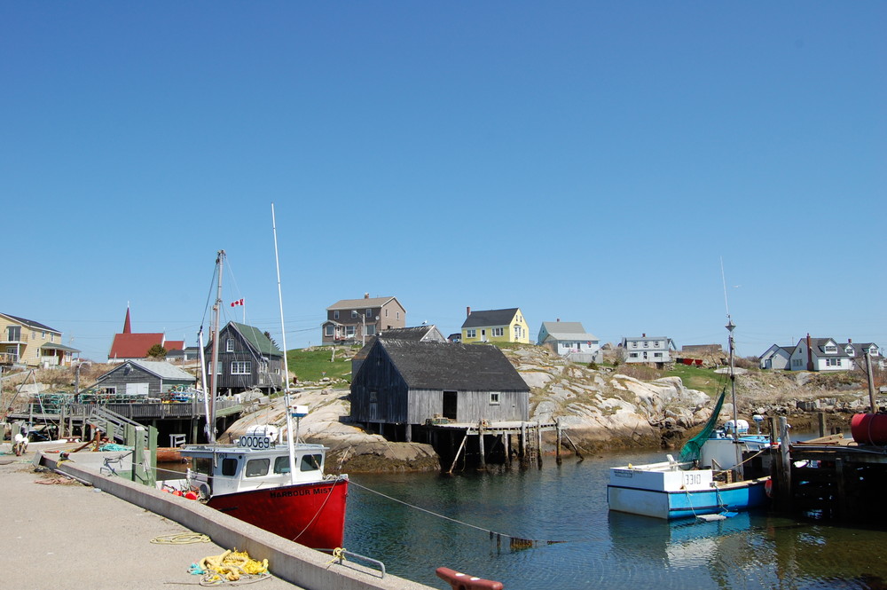 Peggys Cove Haeuser