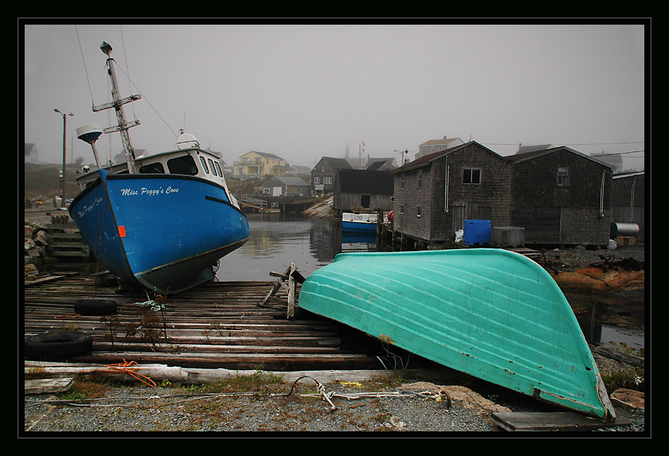 Peggy's Cove im Nebel