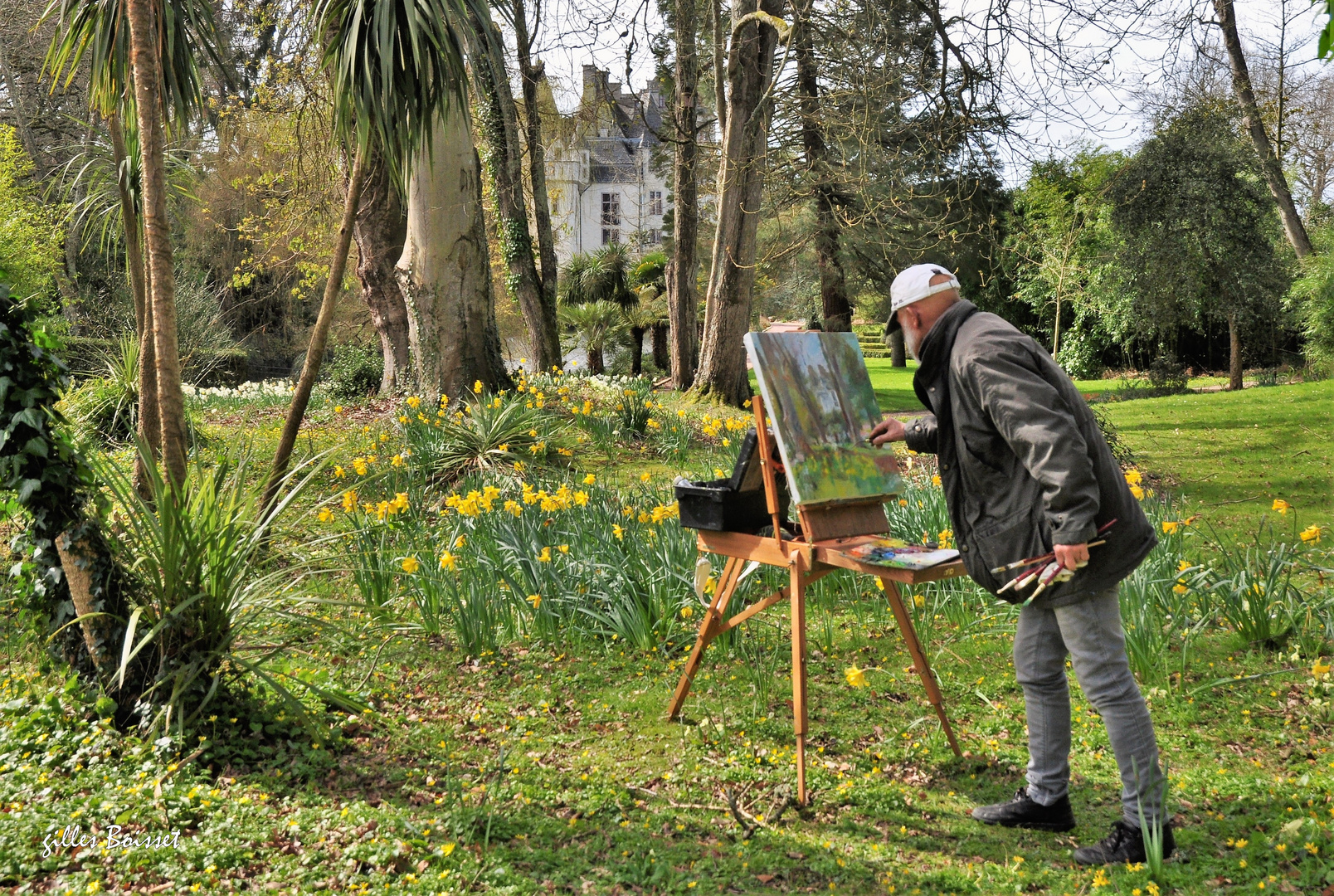 peindre l'ouverture du printemps 