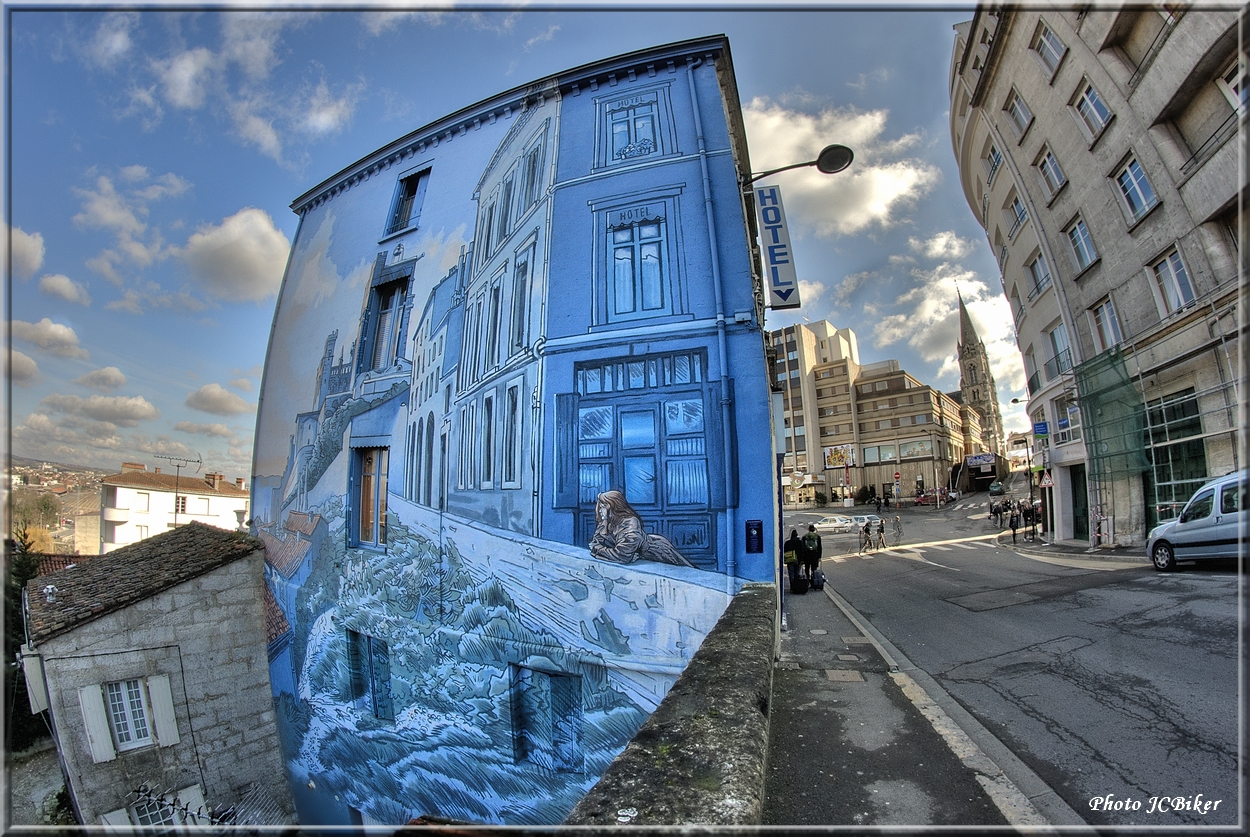 Peinture sur rue.