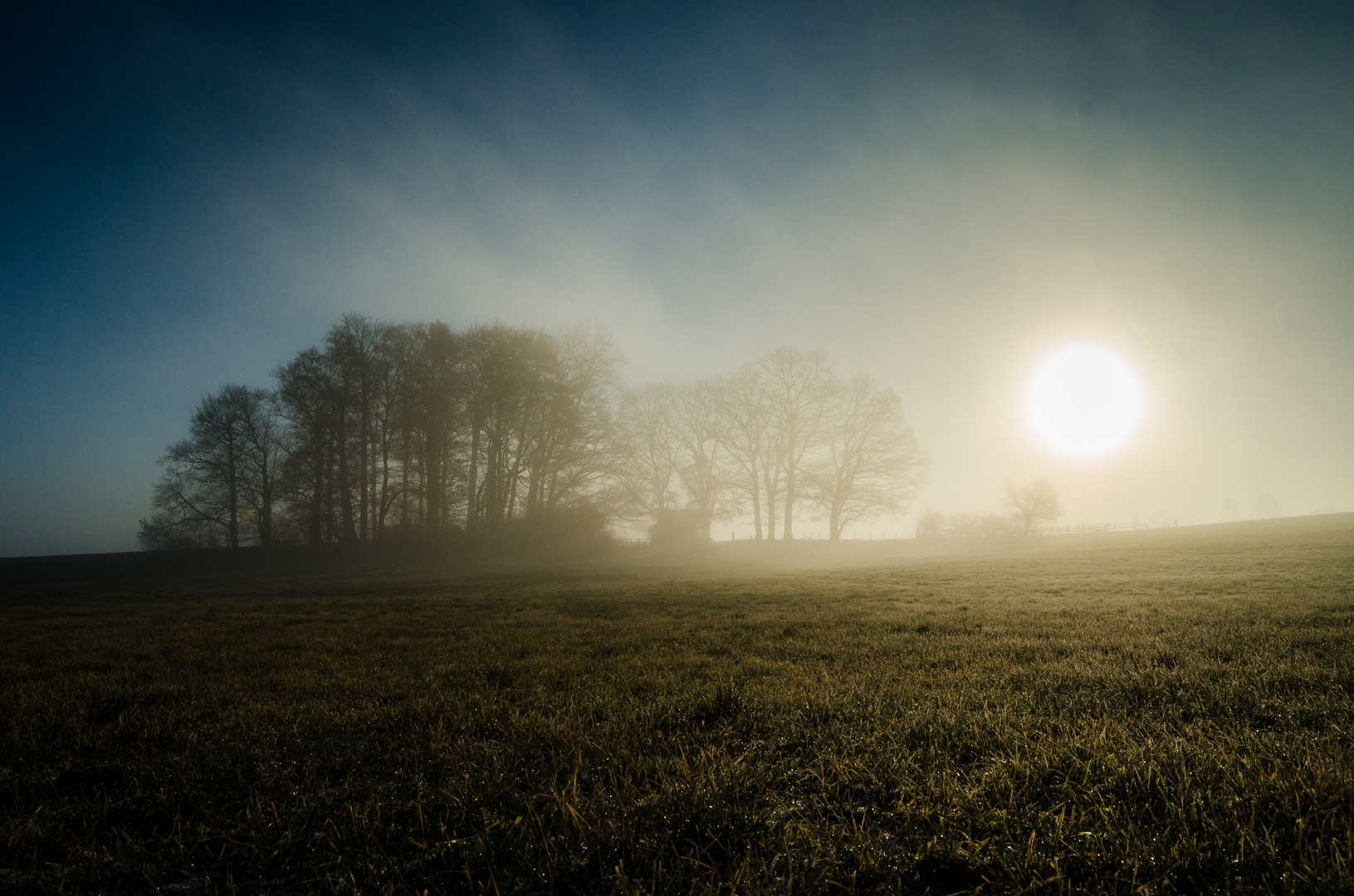 Peißenberg bei Nebel