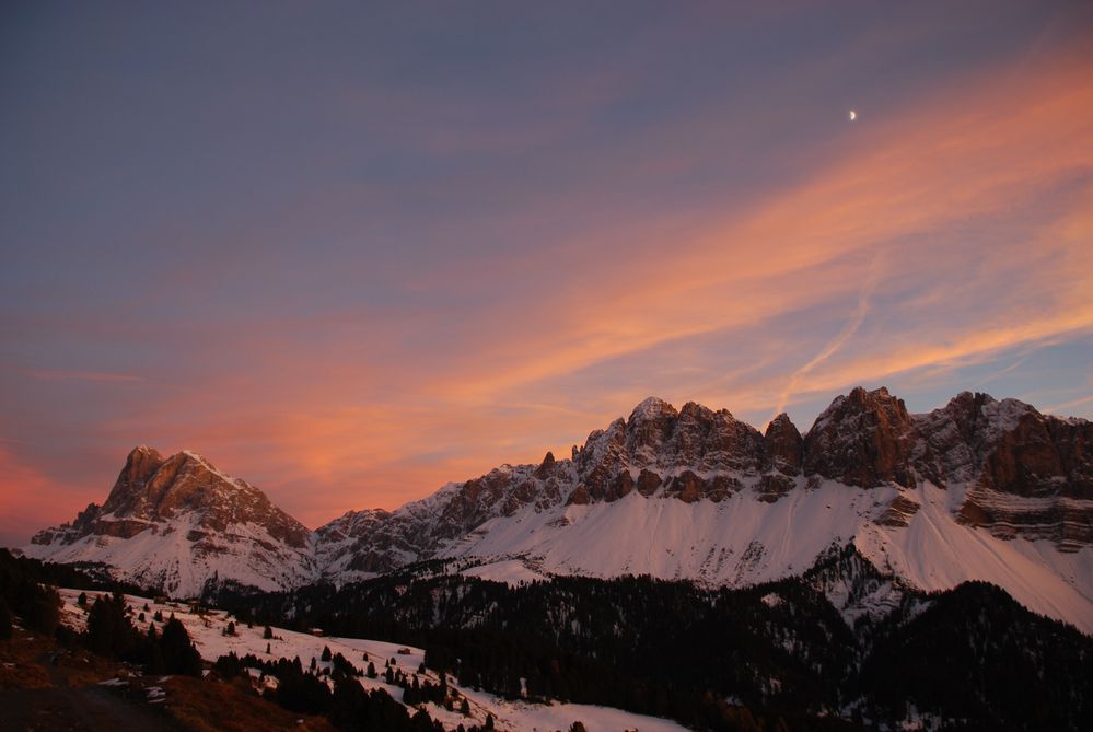 Peitlerkofel und Aferer Geiseln, Dolomiten, Südtirol