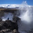 peitschender Atlantik - eiskalte Dusche