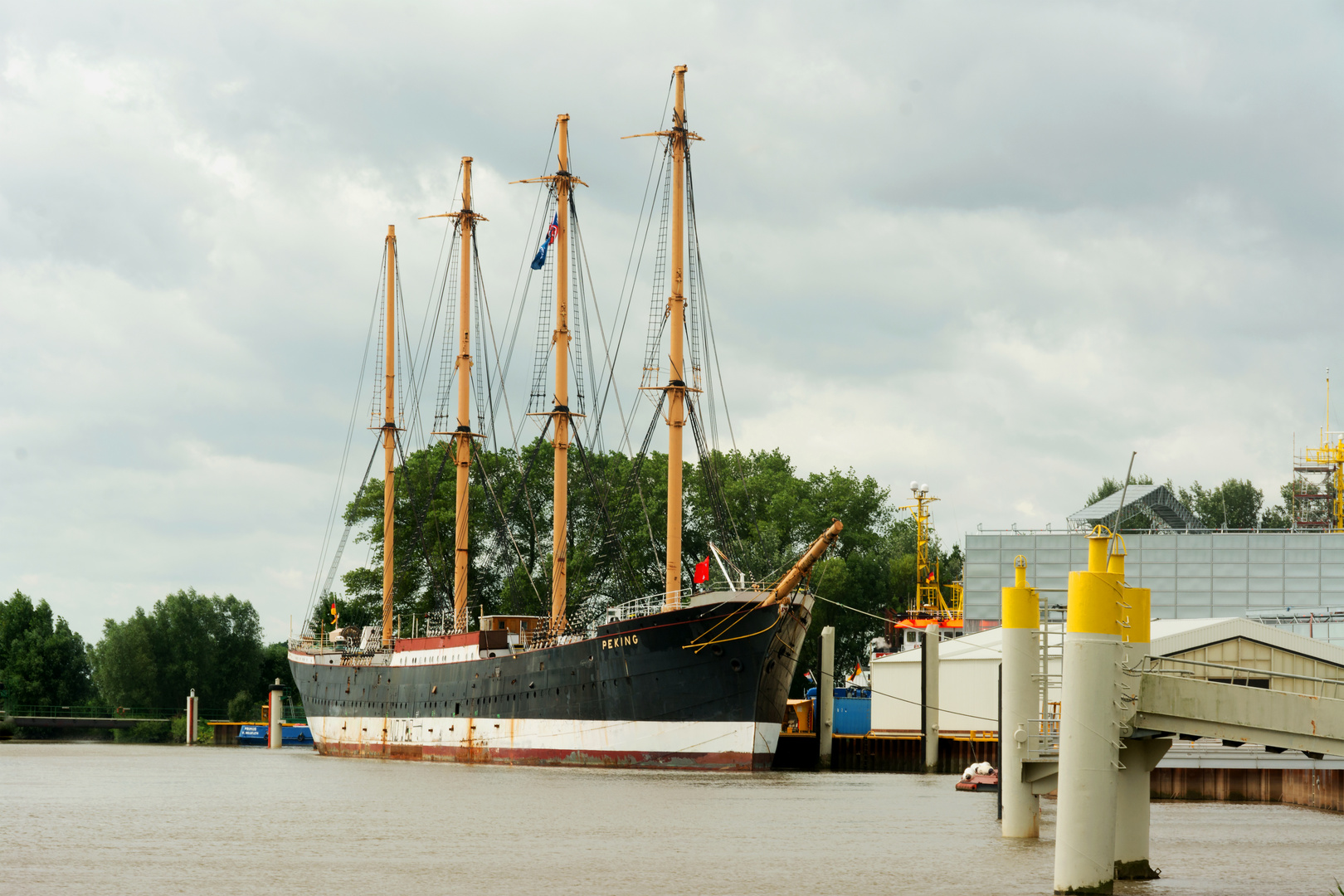 Peking auf der Peters Werft in Wewelsfleth