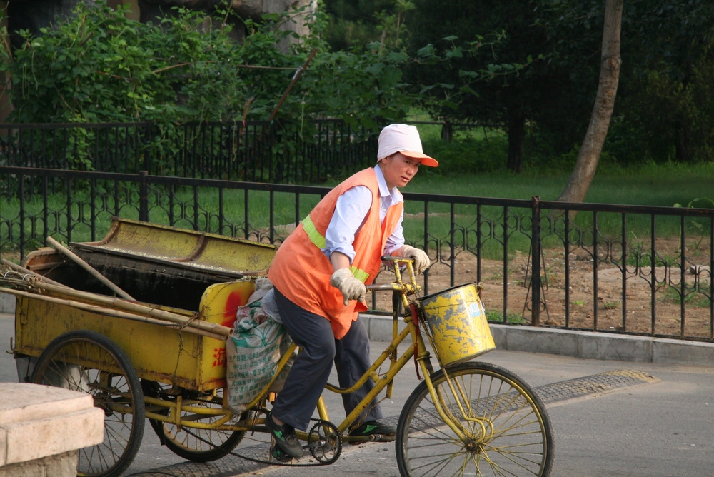 Peking morgens um sieben