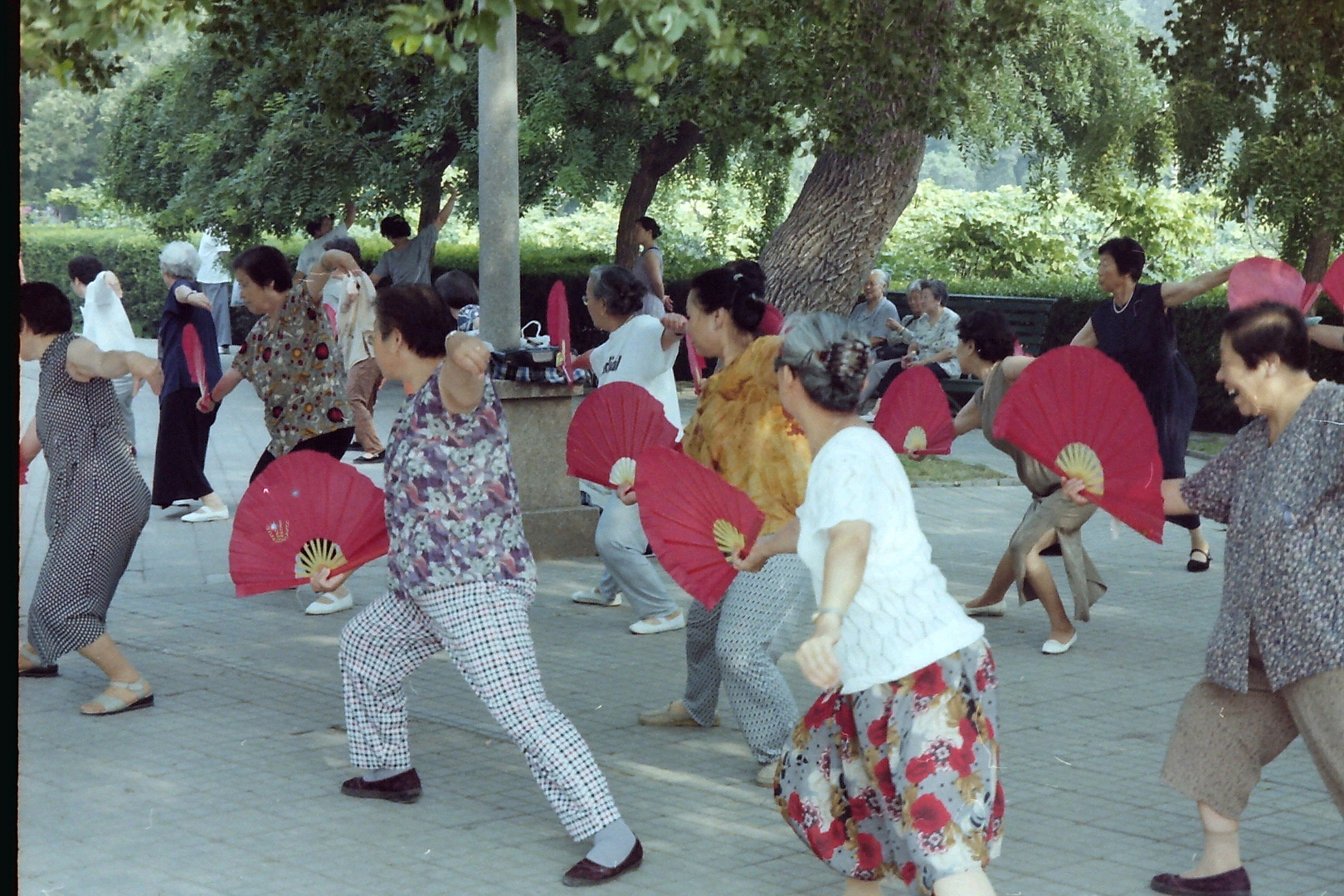 Peking: Tai Chi, die morgendliche Gymnastik