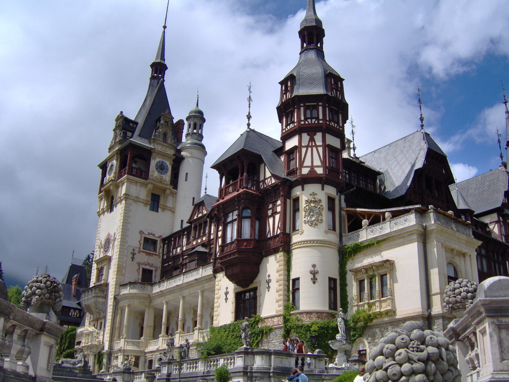 Peles Castle (angle view), Sinaia, RO