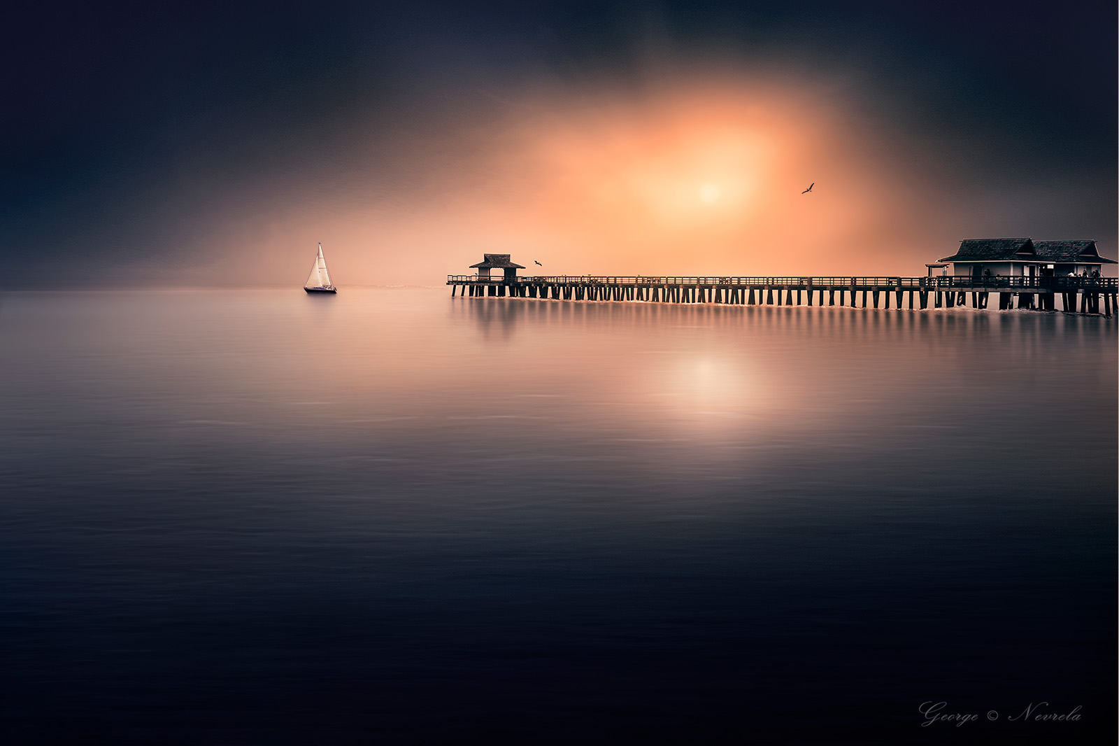 Pelican_Pier_SunSet_Sailboat