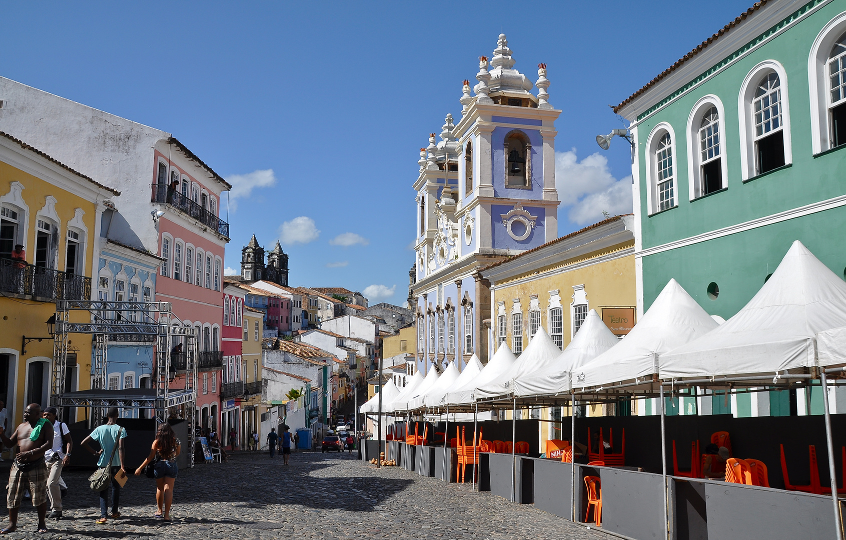 Pelourinho-Viertel in Salvador de Bahia (Brasilien)