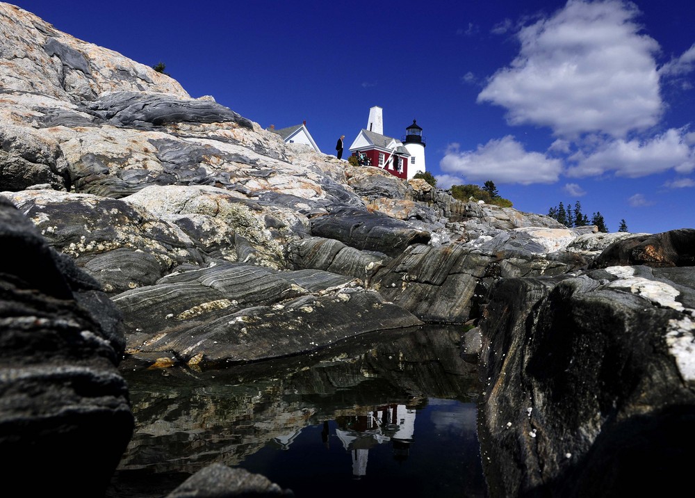 Pemaquid Point pond...