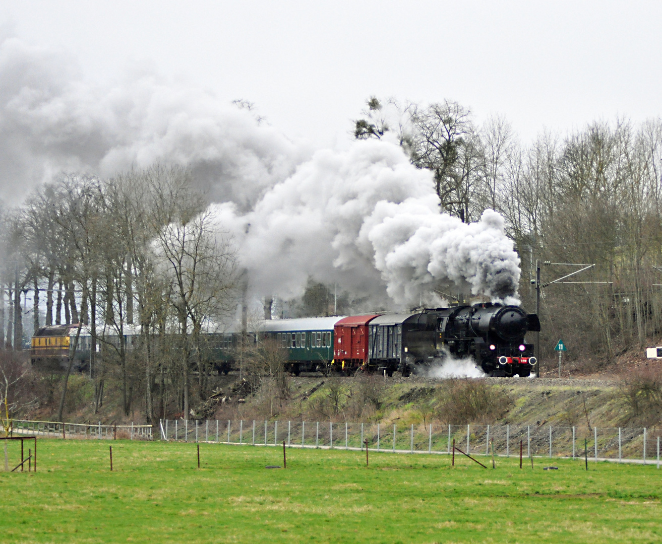 Pendelfahrten mit CFL1817 und CFL 5519 zwischen Ettelbrück und Bissen Part XI