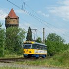 Pendelwagen mit Wasserturm