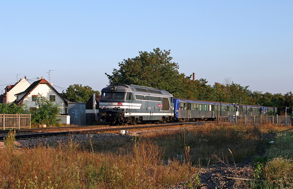 Pendlerverkehr im Elsass