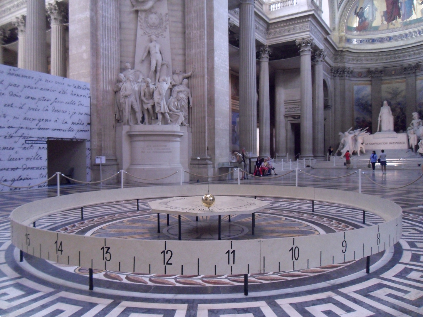 Pendule de Foucault au Panthéon, Paris