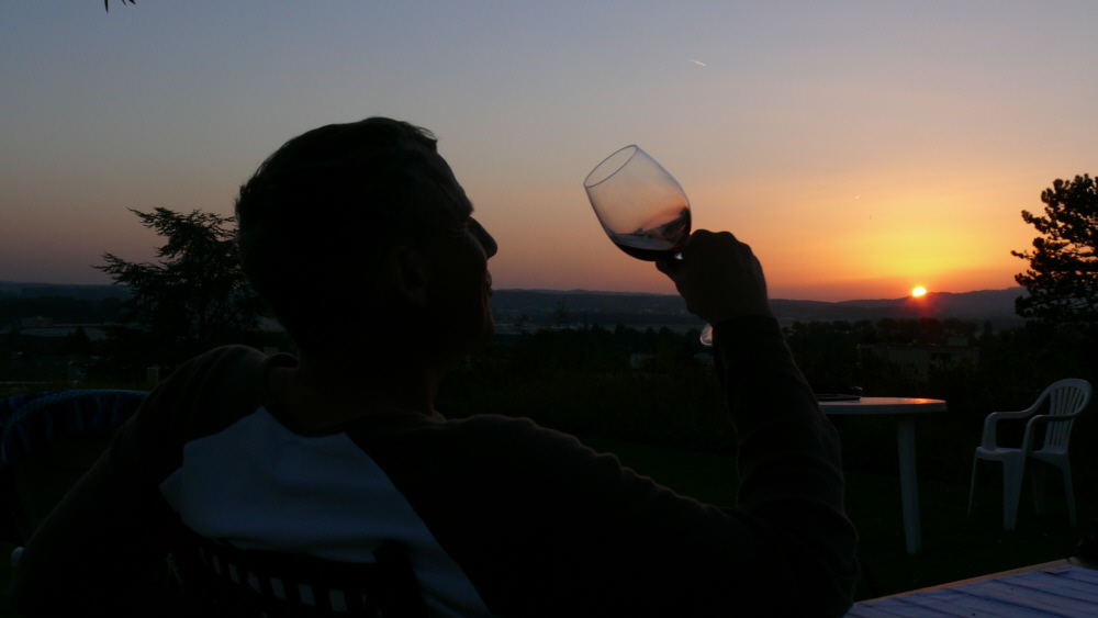 Penfolds Grange at the sunset