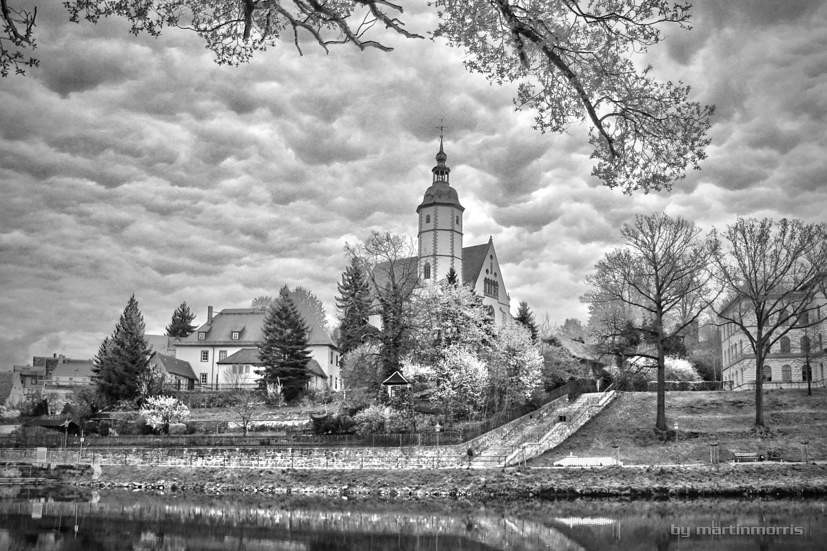 Penig-Blick zur Kirche