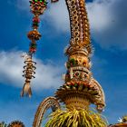 Penjor at Pengerebongan ceremony