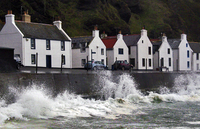 Pennan, Schottland – ständig vom Meer umspült