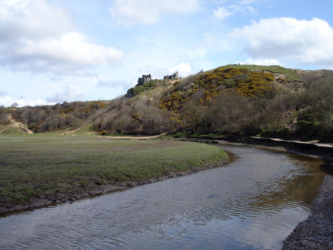 Pennard Castle.