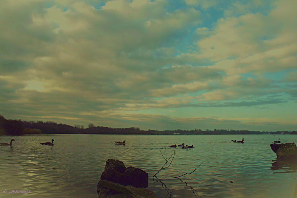 pennington flash, east lancs, england