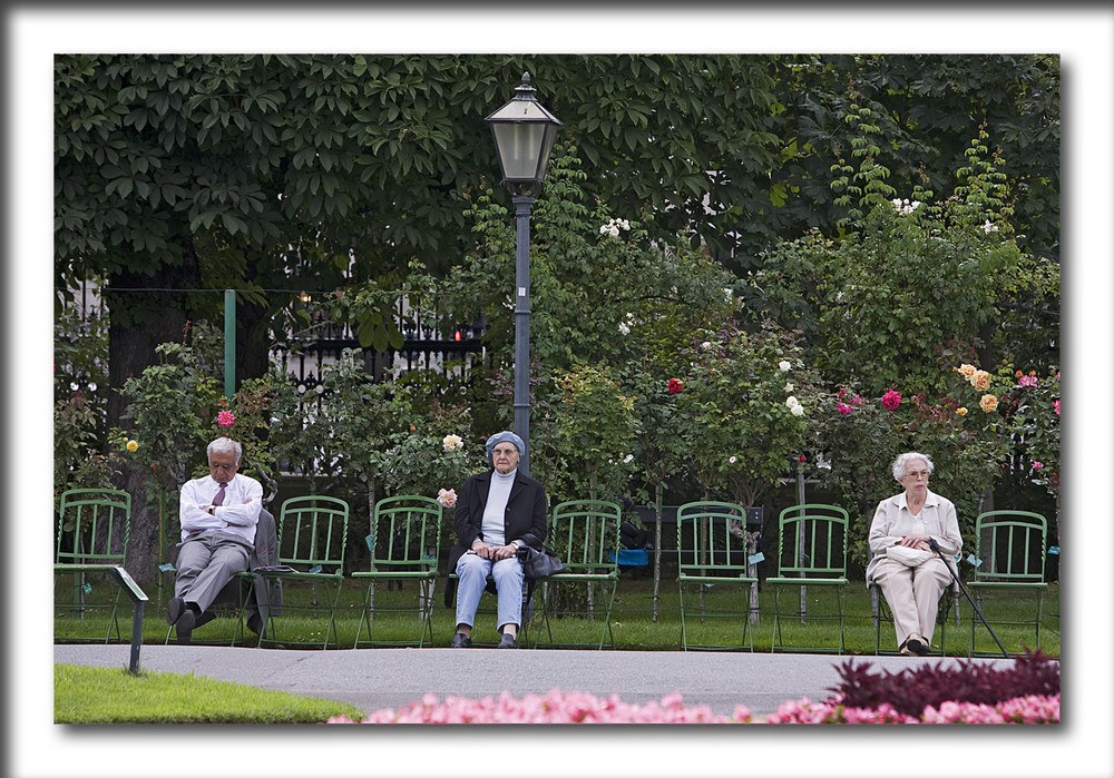 pensionati al parco