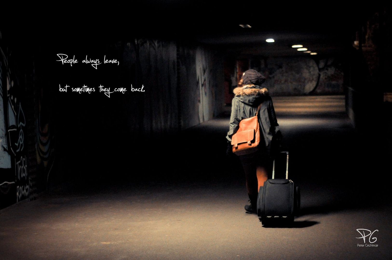 people always leave...
