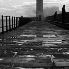 People and the lighthouse