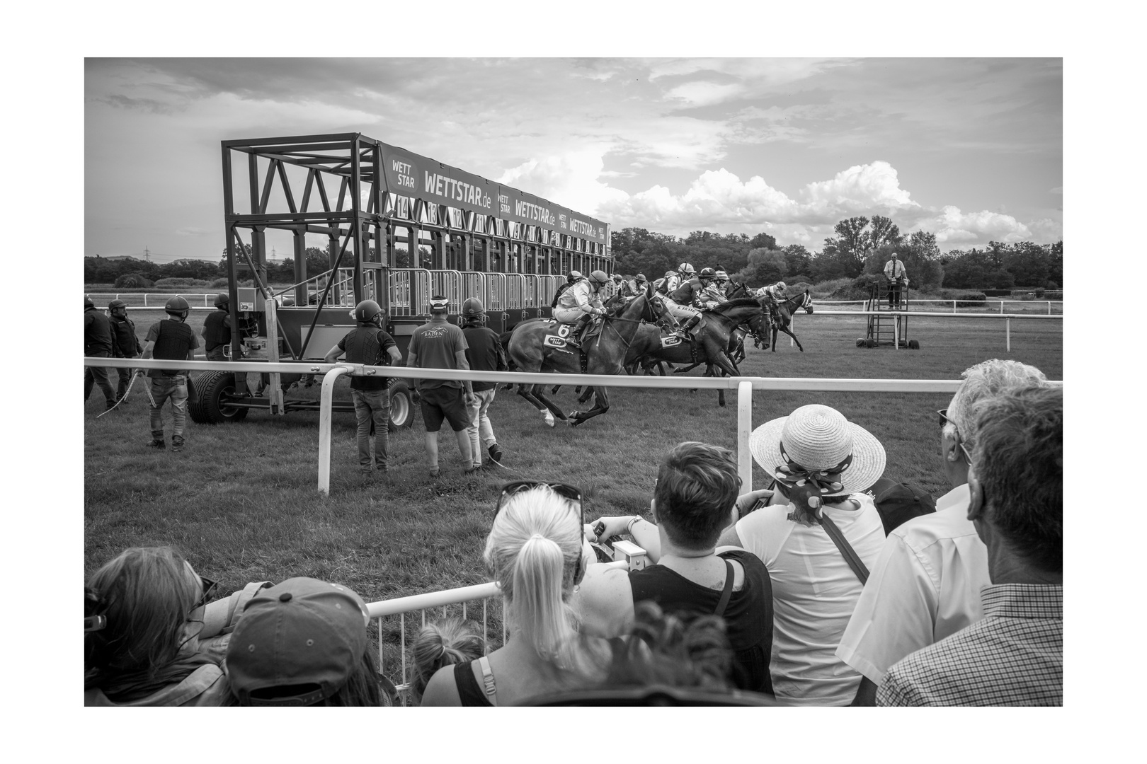 People at the Racetrack XVI