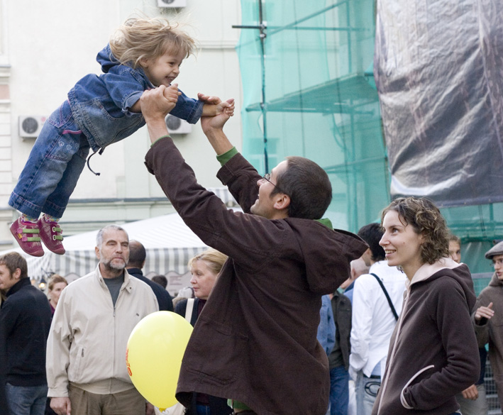 People in Moscow