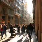 People In The Light - Barcelona Late Afternoon